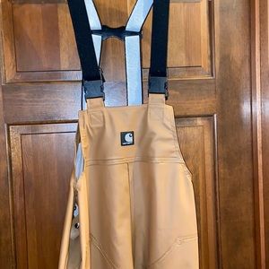 Carhartt “rubber” overalls bibs. Size XS